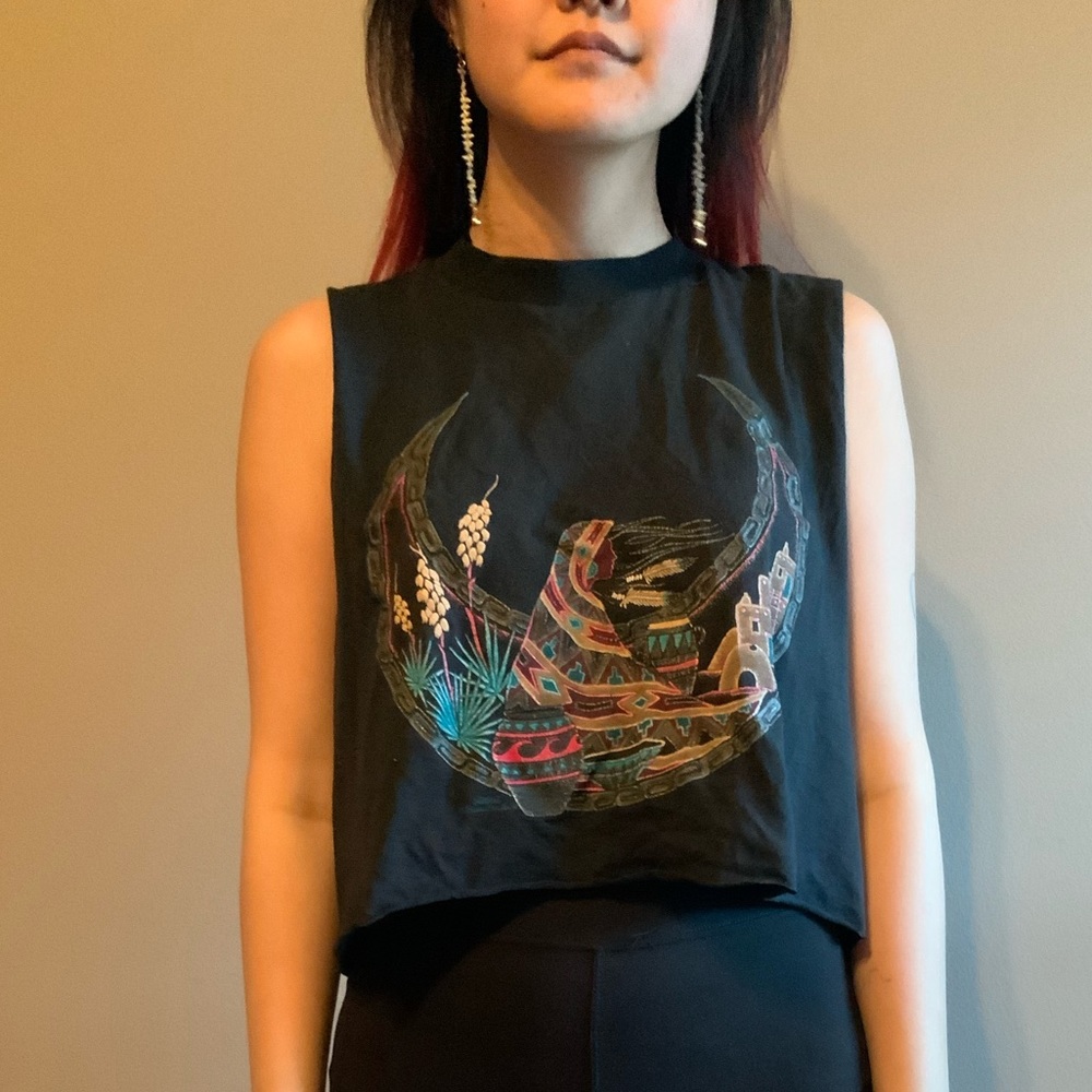 cropped tank top